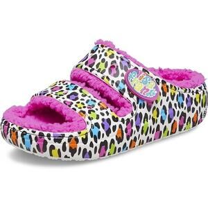 Crocs Lisa Frank Cozzzy Size 11 Women’s Pink Platform Sandals NEW With Tags